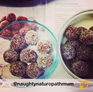 naughtynaturopathmum Chocolate Truffles