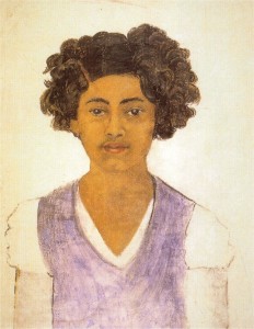 Frida Kahlo self-portrait-1922 